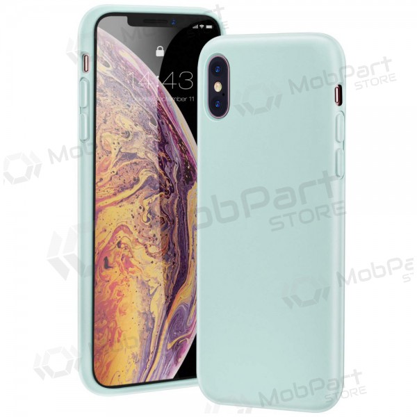 Apple iPhone 13 Pro maciņš - Liquid Silicone 1.5mm (piparmētru)