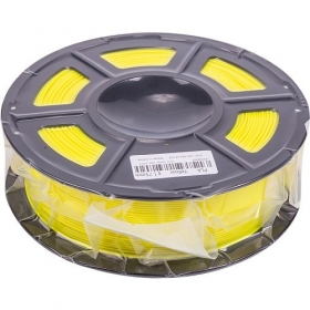 3D spausdinimo plastikas PLA, 1.75mm, 1kg, dzeltens