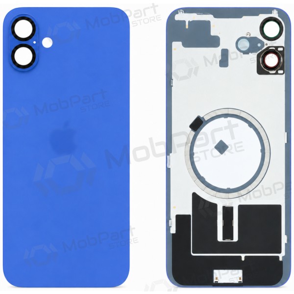 Apple iPhone 16 Plus aizmugurējais vāciņš (zils) - Premium
