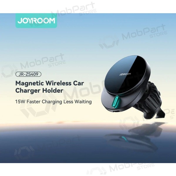 Automobilinis laikiklis-lādētājs Joyroom JR-ZS409 MagSafe 15W melns