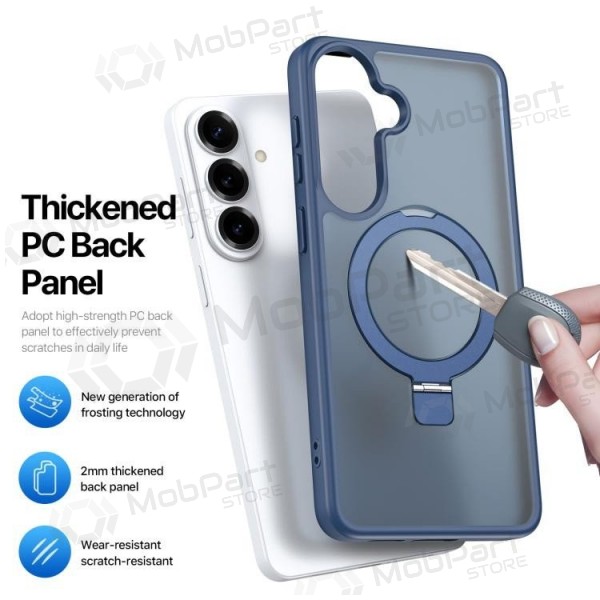Samsung Galaxy S26 maciņš - Dux Ducis Yind Magnetic Stand (tumši zils)