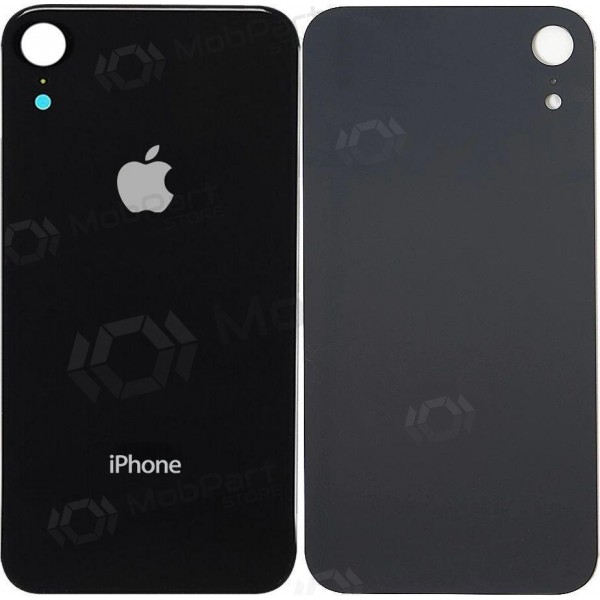 Apple iPhone XR aizmugurējais vāciņš (melns)