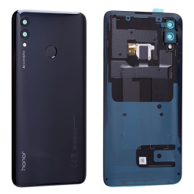 Huawei Honor 10 Lite aizmugurējais baterijas vāciņš melns (Midnight Black) (lietots grade C, oriģināls)