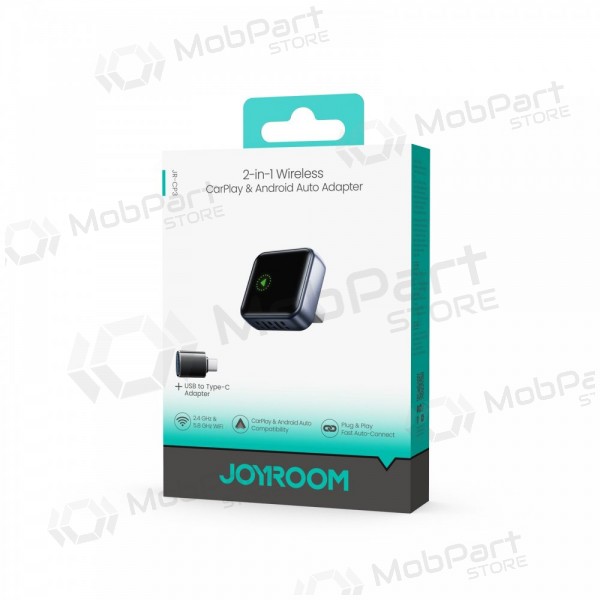 Bezvadu CarPlay / Android Auto adapteris Joyroom JR-CP3 melns