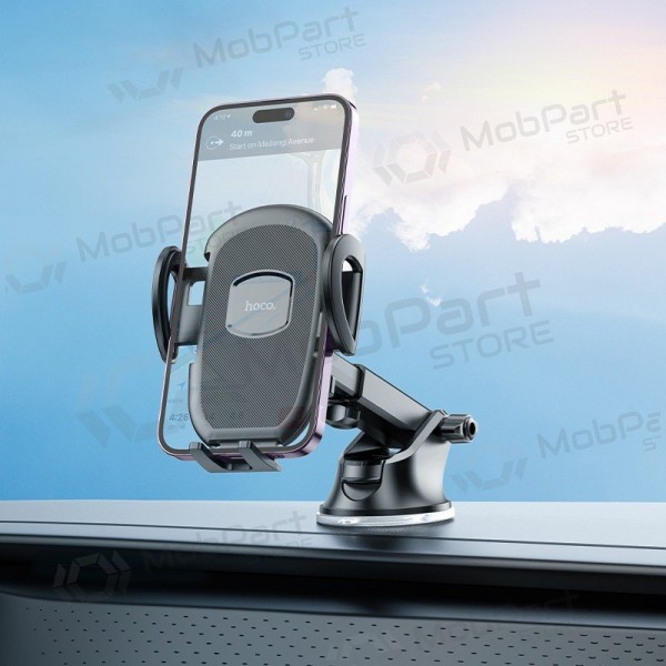 Tālruņa turētājs automobiļiem Hoco H9 (dashboard) melns