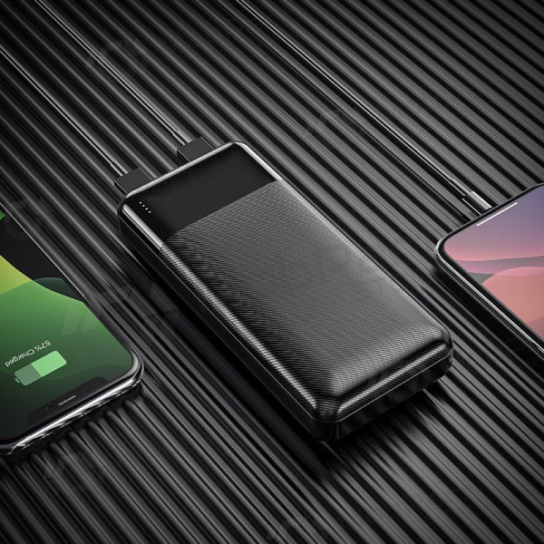 Ārējā baterija Power Bank Hoco J72A 20000mAh melna