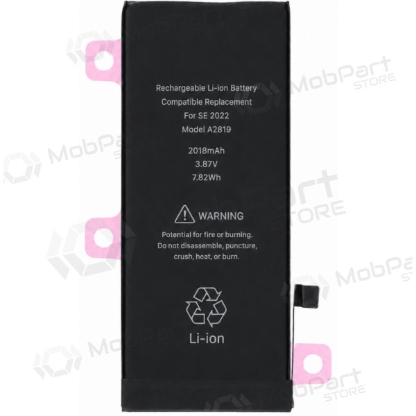 Akumuliatorius ORG paredzēts iPhone SE 2022 2018mAh su lipduku