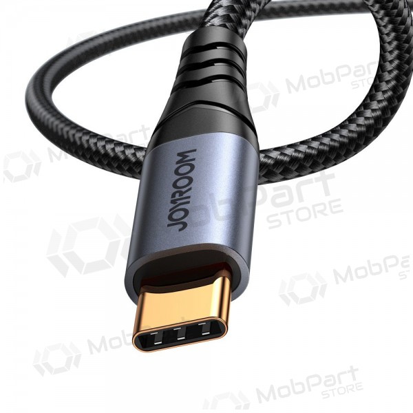 Audio kabelis Joyroom SY-A07 USB-C to 3,5mm 1.2m melns