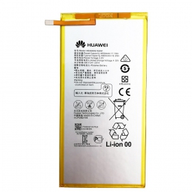 Huawei MediaPad T3 8.0 / T3 10 / T1 8.0 / T1 10 / M1 8.0 / M2 8.0 (HB3080G1EBW / HB3080G1EBC) baterija / akumulators (4800mAh) (service pack) (oriģināls)
