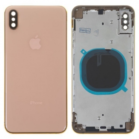 Apple iPhone XS Max aizmugurējais baterijas vāciņš (zelta) full