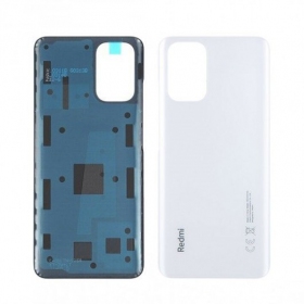 Xiaomi Redmi Note 10 4G aizmugurējais baterijas vāciņš balts (Pebble White)