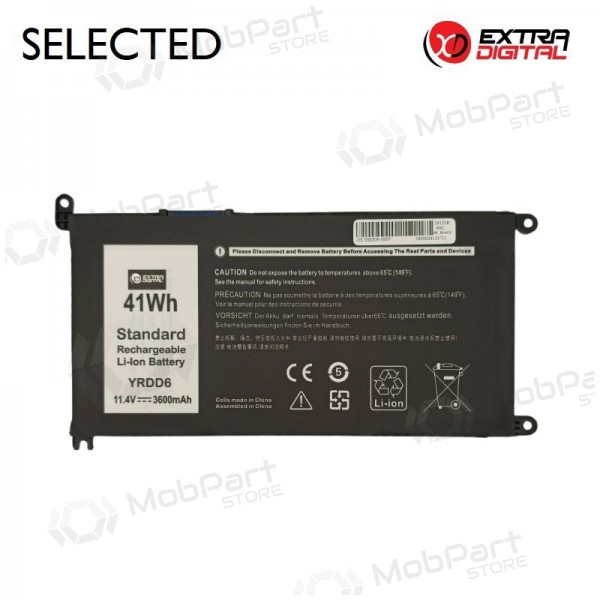 DELL YRDD6, 3600mAh klēpjdatoru akumulators, Selected DELL YRDD6, 3600mAh klēpjdatoru akumulators, Selected