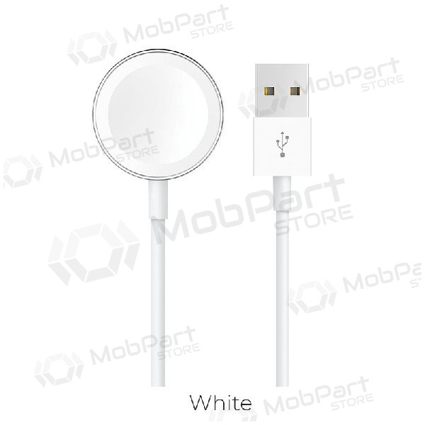 Bezvadu lādētājs HOCO CW16 iWatch (balts)