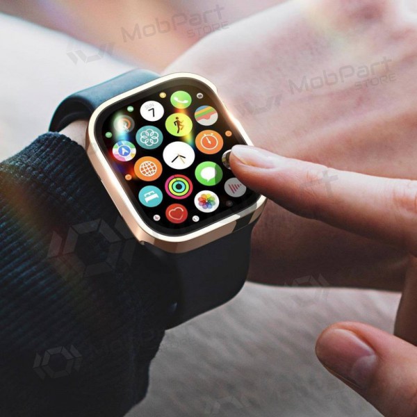 Apple Watch 44mm LCD apsauginis stikliukas / maciņš / vāciņš Apple Watch 44mm LCD apsauginis stikliukas / maciņš / vāciņš