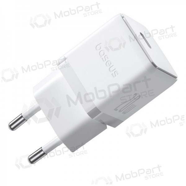 Lādētājs Baseus Palm 20W USB-C + USB-C to USB-C cable 1.0m balts P10111602213-01