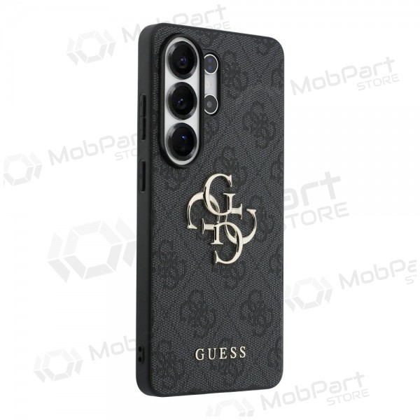 Samsung Galaxy S26 Ultra maciņš - Guess PU 4G Metal Logo (pelēks)