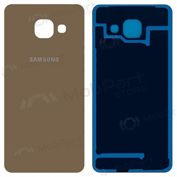 Samsung A310F Galaxy A3 (2016) aizmugurējais baterijas vāciņš (zelta) (service pack) (oriģināls)
