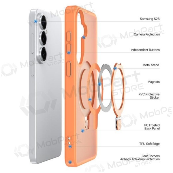 Samsung Galaxy S26 Ultra maciņš - Dux Ducis Yind MagSafe (oranžs)