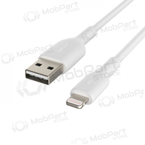USB kabelis Belkin Boost Charge USB-A to Lightning 1.0m balts