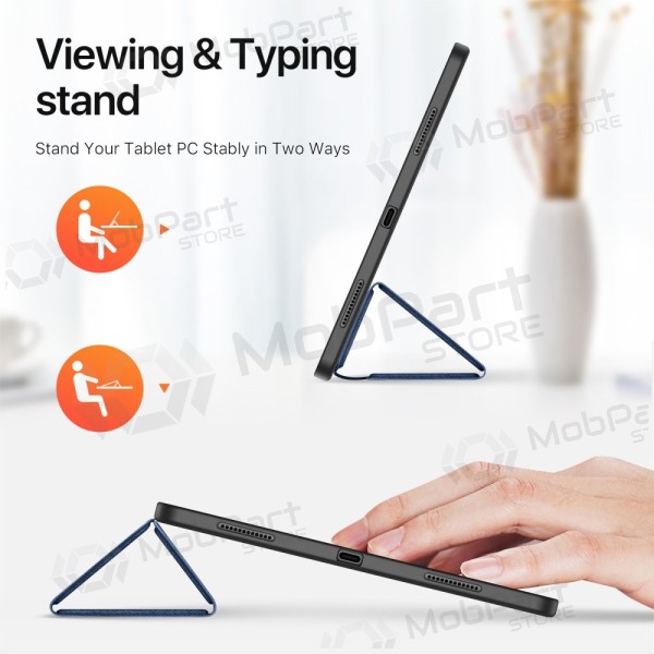 Apple iPad Air 13 (2024, 2025, 2026) maciņš - Dux Ducis Domo (melns)