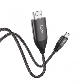 Kabelis Hoco UA16 Type-C to HDMI 2.0m pelēks