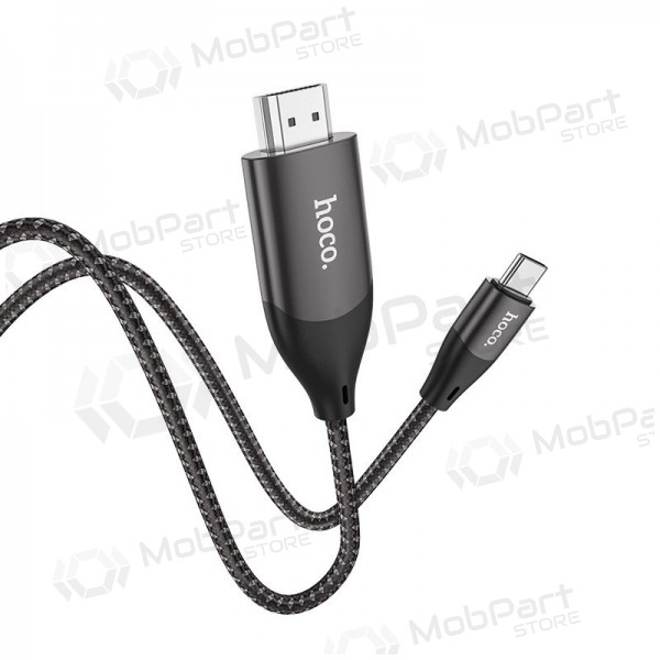 Kabelis Hoco UA16 Type-C to HDMI 2.0m pelēks