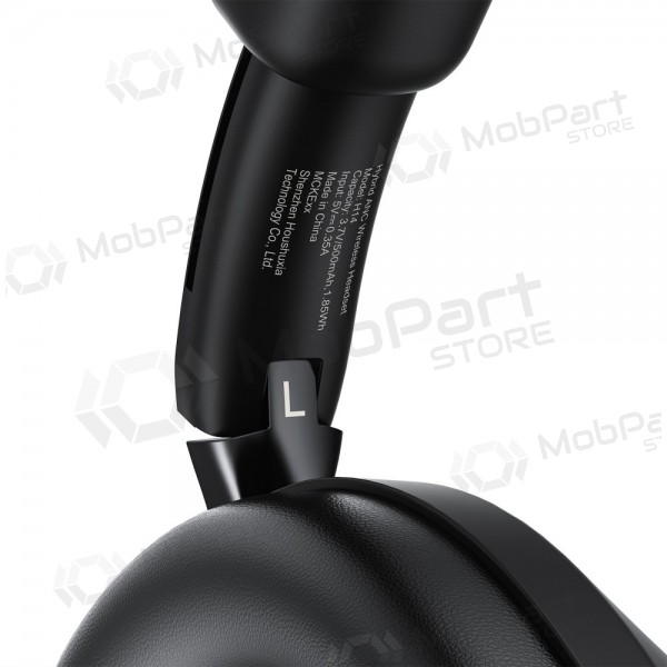 Bezvadu austiņas ar mikrofonu Acefast H14 Bluetooth USB-C melnas