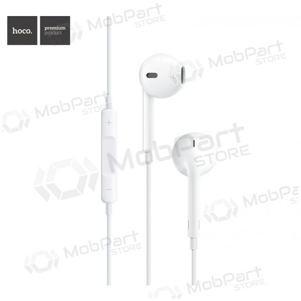 Brīvroku aprīkojums HOCO M1 3,5mm (balta)