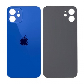 Apple iPhone 12 aizmugurējais baterijas vāciņš (zils) (bigger hole for camera)