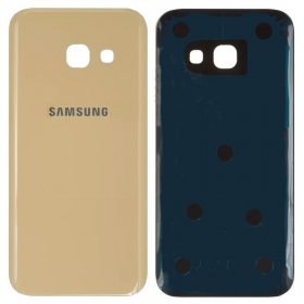 Samsung A320 Galaxy A3 2017 aizmugurējais baterijas vāciņš (Gold Sand) (service pack) (oriģināls)