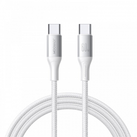 USB kabelis Joyroom S-A28 USB-C to USB-C 60W 2.0m balts