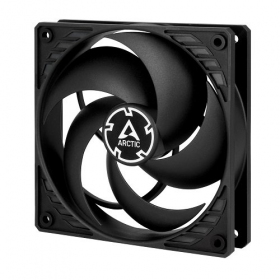 ARCTIC P12 Silent ypač tylus korpusa ventilators, 3-pin, 120mm, melns