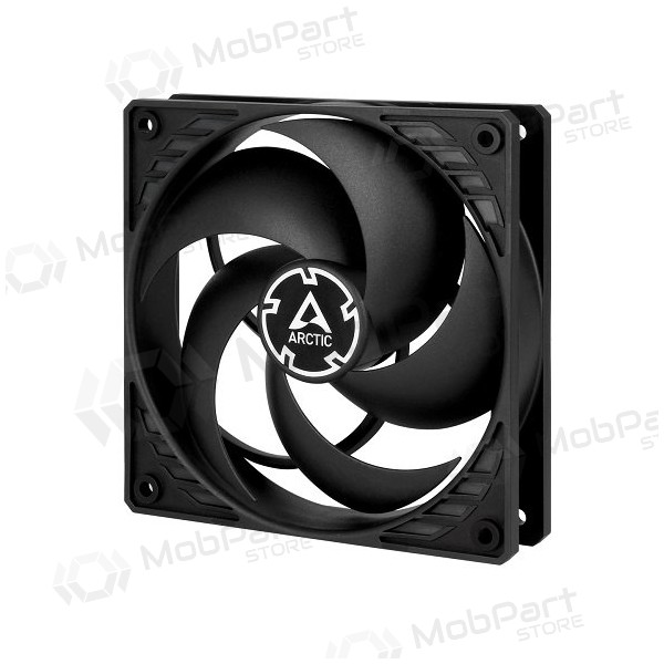 ARCTIC P12 Silent ypač tylus korpusa ventilators, 3-pin, 120mm, melns
