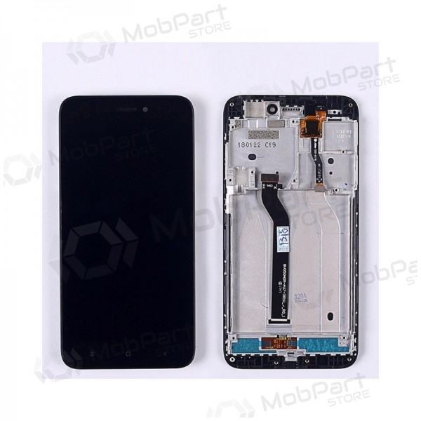 Xiaomi Redmi 5A ekrāns (melns) (ar rāmīti)
