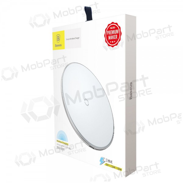 Lādētājs bezvadu Baseus Simple (10W) CCALL-JK02 (balts)