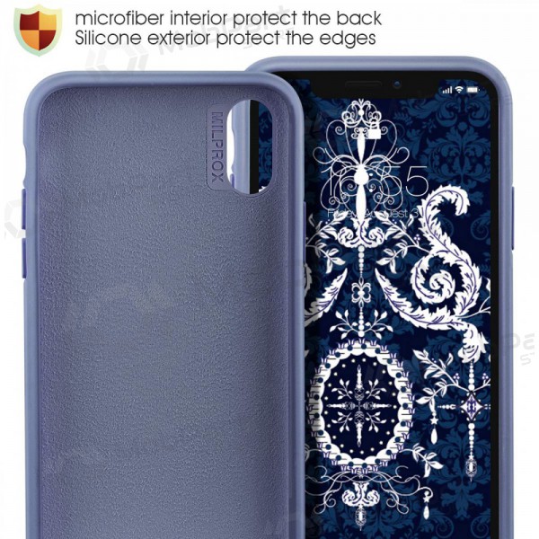 Apple iPhone 11 Pro maciņš - Liquid Silicone - 2.0mm (lavandas pelēks)