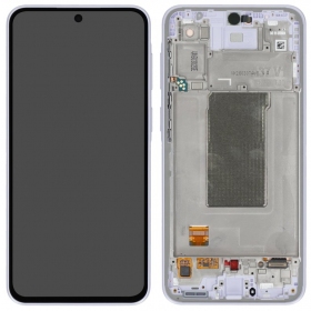 Samsung Galaxy A37 5G ekrāns (lavandas) (ar rāmi) (oriģināls)
