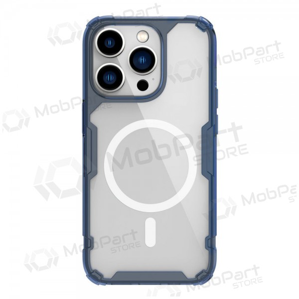 Apple iPhone 14 Pro vāciņš „Nillkin Nature Magnetic“ (zils)