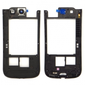 Samsung i9300 Galaxy S3 iekšējais korpuss (melns) (oriģināls)