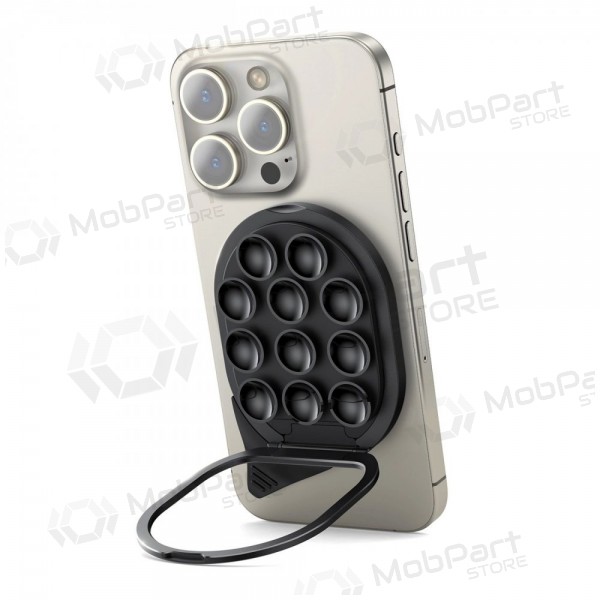 Magnetinis telefono laikiklis su siurbtukais Joyroom JR-ZS418 melns