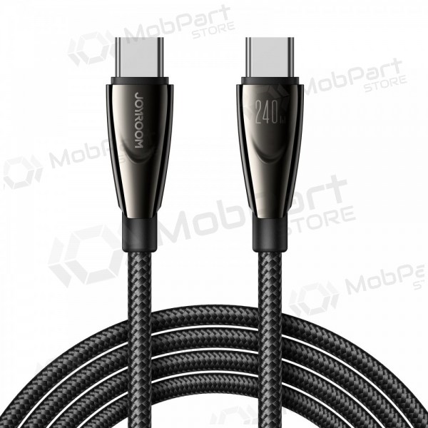 USB kabelis Joyroom SA31-CC5 USB-C to USB-C 240W 1.2m melns
