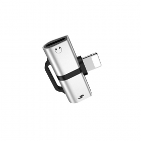 Adapteris Devia Smart iš Lightning į 2X Lightning (sudraba)