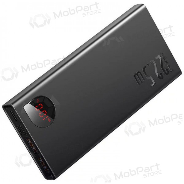 Ārējā baterija Power Bank Baseus Adaman 22.5W 10000mAh melna PPAD070001