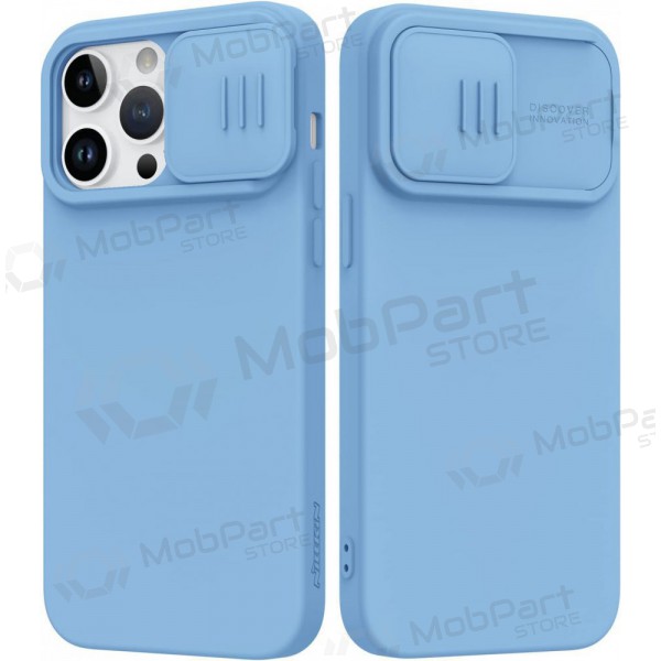 Apple iPhone 14 vāciņš „Nillkin Silicone“ (gaiši zils)
