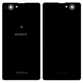 Sony Xperia Z1 Compact D5503 aizmugurējais baterijas vāciņš (melns)