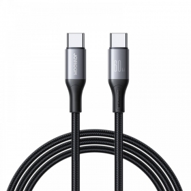 USB kabelis Joyroom S-A28 USB-C to USB-C 60W 2.0m melns