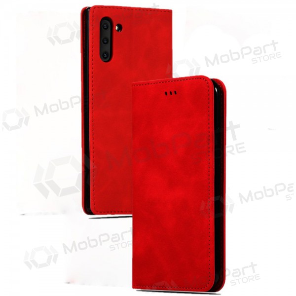 Samsung A245 Galaxy A24 4G / A246 A24 5G maciņš - Business Style (sarkans)
