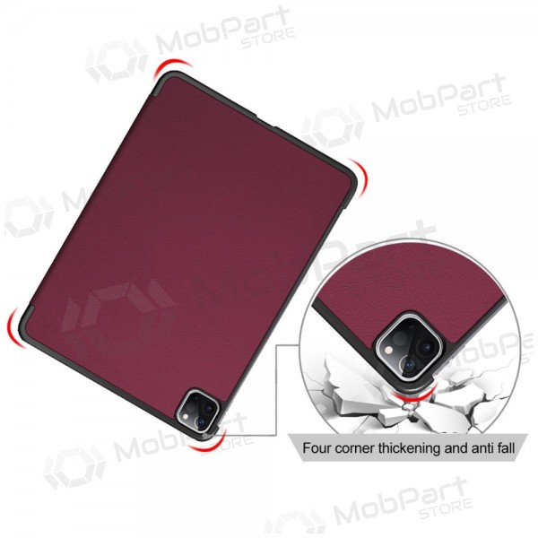 Lenovo Tab 10.1 maciņš - Smart Leather bordo