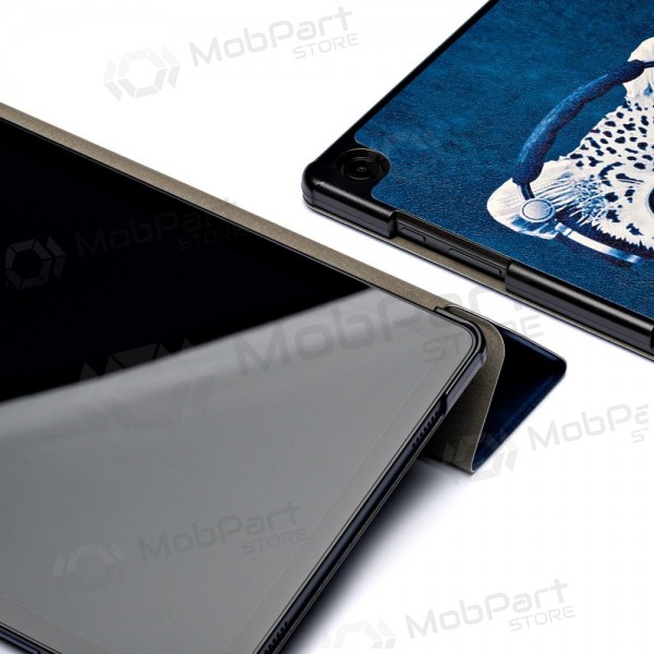 Samsung Galaxy Tab A9+, Tab A11+ maciņš - Smart Leather (sad cat)