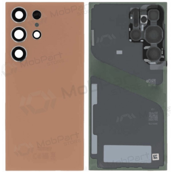Samsung Galaxy S24 Ultra aizmugurējais vāciņš (oranžs) (oriģināls)